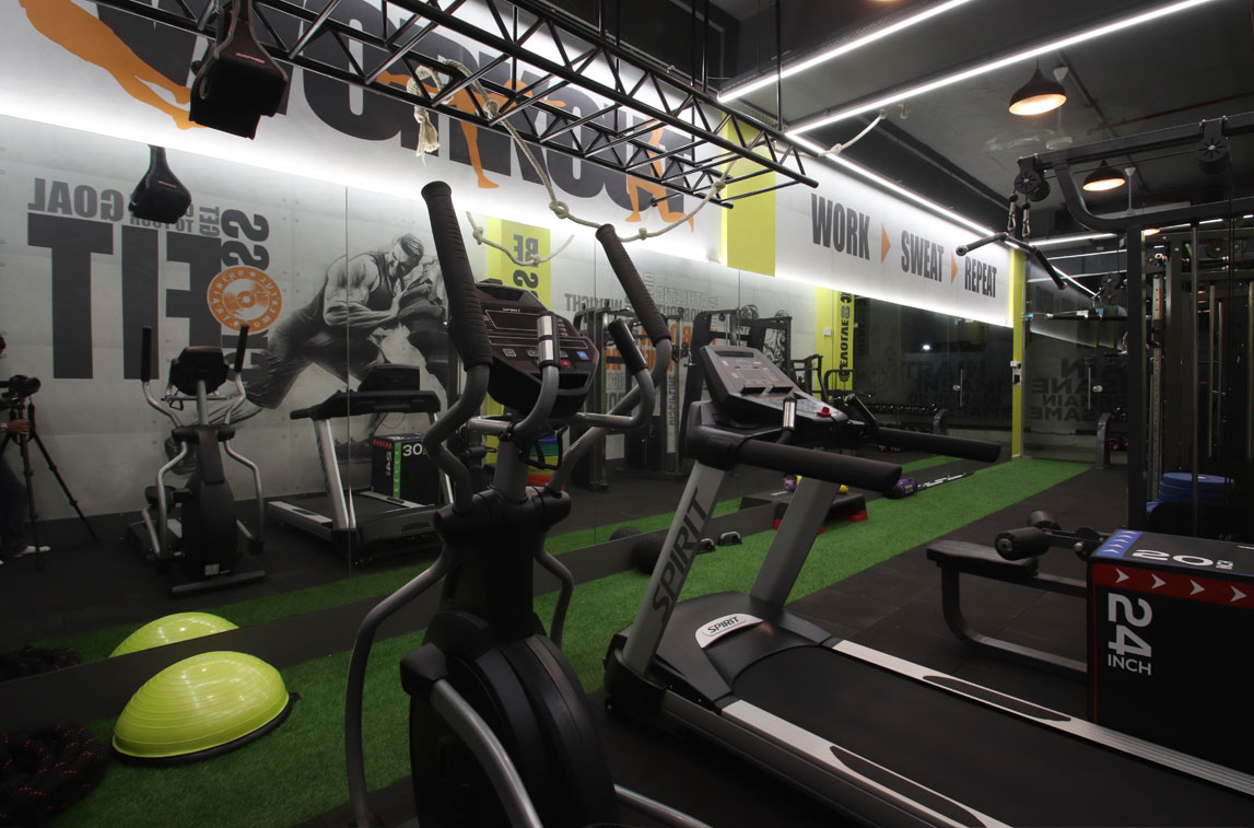 Ambiance Design for Fitness Studio by Purple Phase Comm