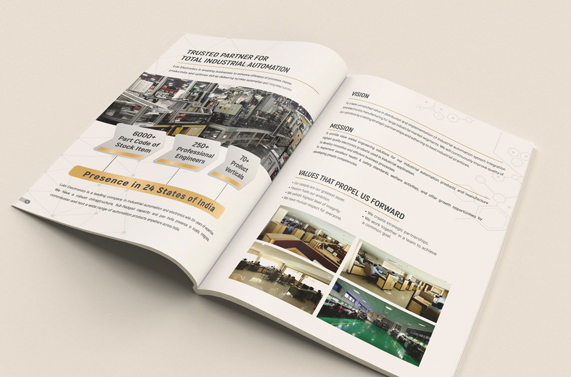 company profile brochure design 